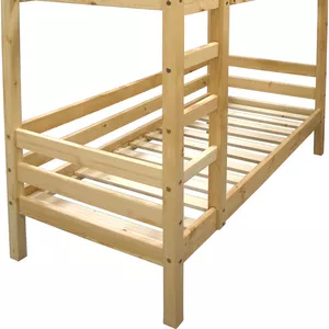 Деревянная кровать двухъярусная