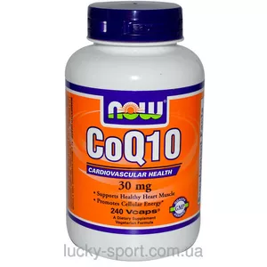Коэнзим Q10 NOW Coq10 30 mg 90 капс