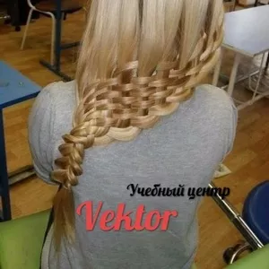 Курсы плетения на волосах в Херсоне. Учебный центр Vektor.
