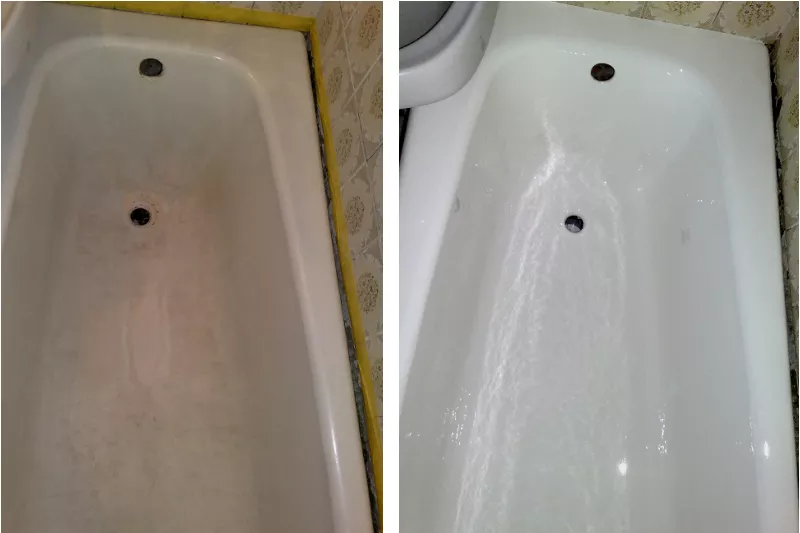 Обновление покрытия чугунных ванн акрилом