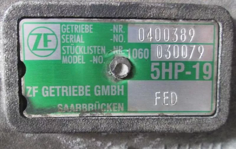 5HP-19 ZF FED типтроник коробка автомат АКПП Audi A4 A6 tiptronic 2