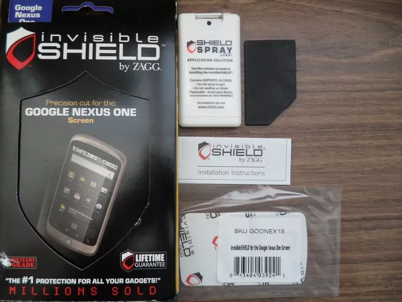 Защитная пленка invisivleShield для HTC Google Nexus One 2