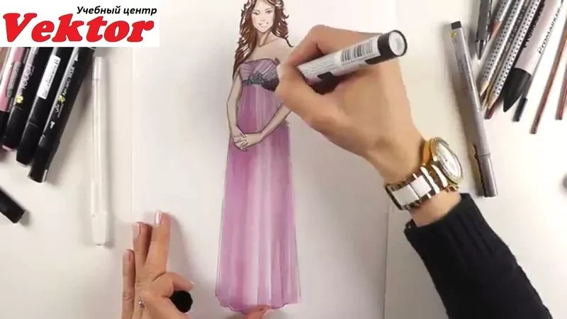 Курсы.Fashion-drawing. Обучение в Херсоне. УЦ Vektor.